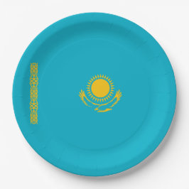 カザフスタン国旗 ペーパープレート