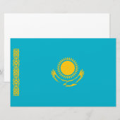 カザフスタン国旗 便箋 (正面/裏面)