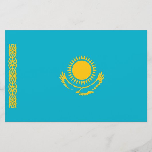 カザフスタン国旗 便箋 (正面)