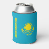カザフスタン国旗 缶クーラー (缶裏面)