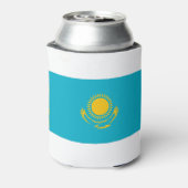 カザフスタン国旗 缶クーラー (缶裏面)