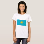 カザフスタン国旗 Tシャツ (正面フル)