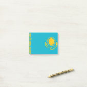 カザフスタン国旗Post-it®注 ポストイット (デスク上)