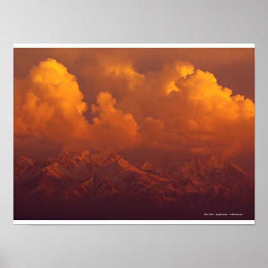 カザフスタン天山 ポスター (正面)