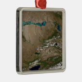 カザフスタン東部のバルクハッシュ湖 メタルオーナメント (右)