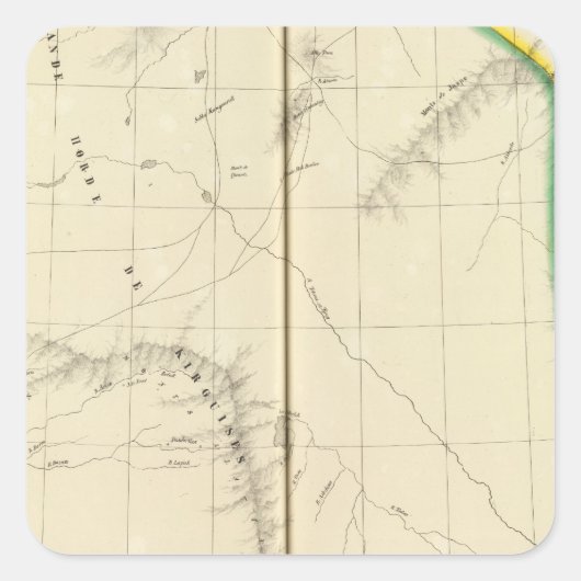 カザフスタン、キルギス スクエアシール (正面)