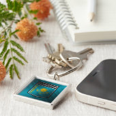 カザフスタン キーホルダー (側面)