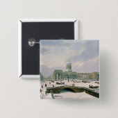 カザンのカテドラル、セント・ピーターズバーグ 缶バッジ (正面&裏面)