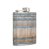 カシのバレルパターンフラスコ フラスク (右)