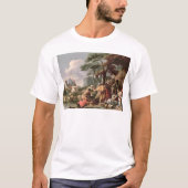 カシの下で奇妙な神を埋めているヤコブ Tシャツ (正面)