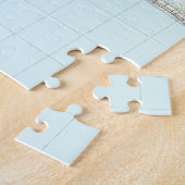 カシの島ノースカロライナMap (1990年) ジグソーパズル (側面)