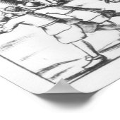 カシの木に隠れているチャールズ2世 ポスター (角)