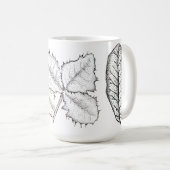 カシの枝 コーヒーマグカップ (正面右)