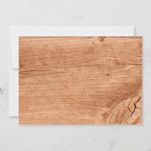 カシの秋のカエデの葉の結婚式招待状 招待状 (裏面)