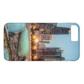 カシの通りのカヌーは日没の後で少しを浜に引き上げます Case-Mate iPhoneケース (裏面(横))