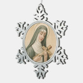 カシアのセントリタ(M 015) スノーフレークピューターオーナメント (右)