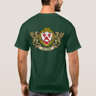 カシアイリッシュシールド&グリフィンパーソナライズされた Tシャツ