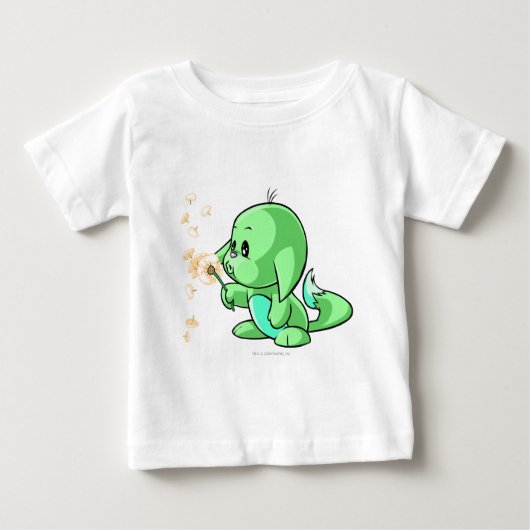 カシェックグリーン ベビーTシャツ (正面)
