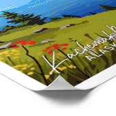 カシェマックベイアラサカトラベルヴィンテージイラストレーション ポスター (角)