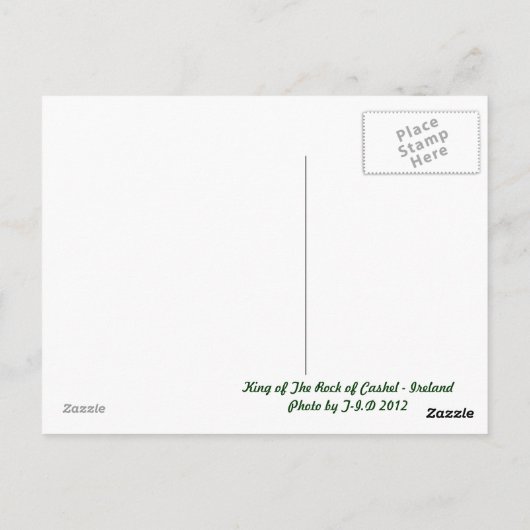 カシェル王 ポストカード (裏面)