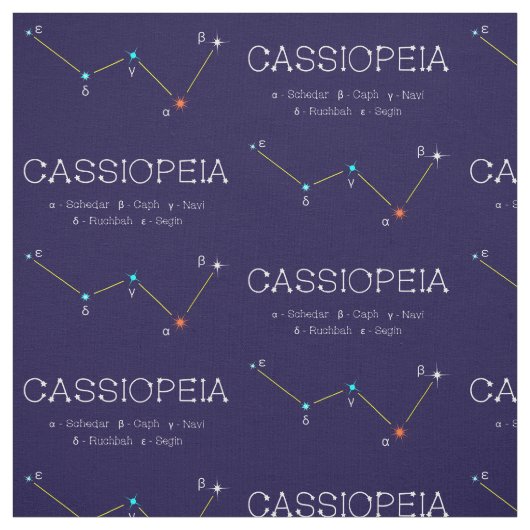 カシオイ星団 ファブリック (見本)