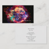 カシオペア座、銀河の最も若い超新星 名刺 (正面/裏面)