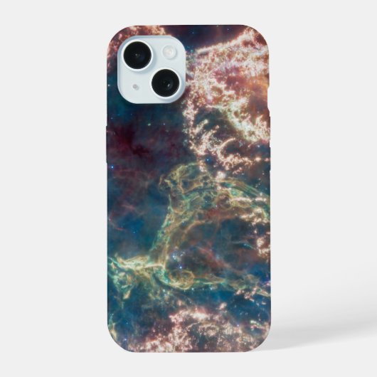 カシオペア座A超新星残骸 iPhone 15ケース (裏面)