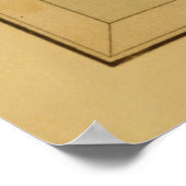 カシオペア – ヴィンテージ星図 ポスター (角)