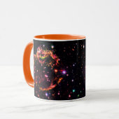 カシオペアA星雲 超新星残骸 宇宙写真 マグカップ (正面左)