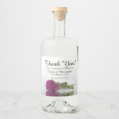 カシスエレガントマゼンダバラ結婚ズサンキュー リキュールボトルラベル (正面)