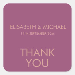 カシスシンプルトレンディーエレガント スクエアシール