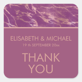 カシスバラ金ゴールドロマンチックエレガント スクエアシール