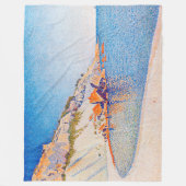 カシス、キャップ・ロンバード、オプス196、シニャック フリースブランケット (正面)