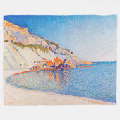 カシス、キャップ・ロンバード、オプス196、シニャック フリースブランケット (正面(横))