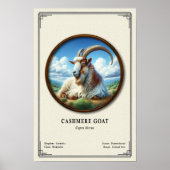 カシミアヤギ動物学シリーズ ポスター (正面)
