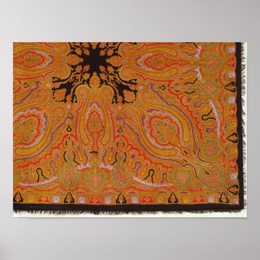 カシミヤスカーフ， c.1870-80 ポスター (正面)