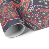 カシミヤペイズリー絹布パッチワーク抽象芸術vi ラッピングペーパー (ロールコーナー)