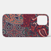 カシミヤペイズリー絹布パッチワーク抽象芸術vi Case-Mate iPhoneケース (裏面 (横))