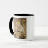 カシミヤ織のショール: 1863年編むこと(chromolitho) マグカップ (正面左)