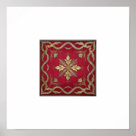 カシミリ刺繍 ポスター (正面)