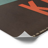 カシミールインディアン州鉄道 ポスター (角)