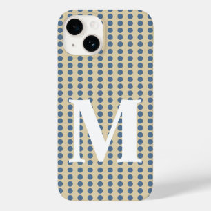 カシミールブルースパイスモーズドットとモノグラム Case-Mate iPhone 14ケース
