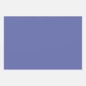 カシミールブルーユニーク – 全大事な行事カ無地のラー ラッピングペーパーシート (正面3)