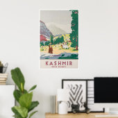カシミール アート インド 旅行 ポスター 印刷 インド サイン (ホームオフィス)