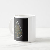 カシミール・ボーテ・ペイズリー コーヒーマグカップ (正面左)