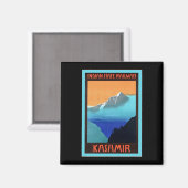 カシミール～ヴィンテージ旅行 マグネット (正面/裏面)