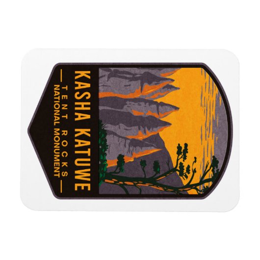 カシャカトゥワテントロック国家記念碑 マグネット (横)