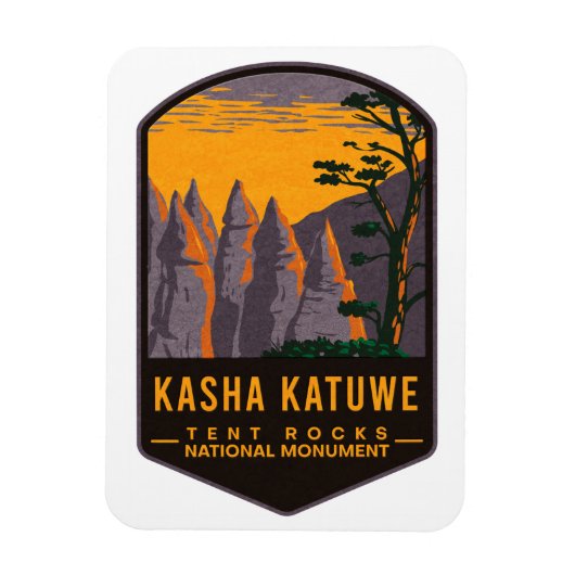 カシャカトゥワテントロック国家記念碑 マグネット (縦)