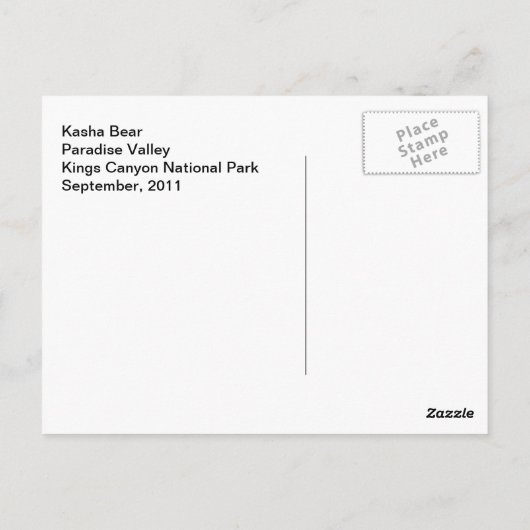 カシャベア1 ポストカード (裏面)