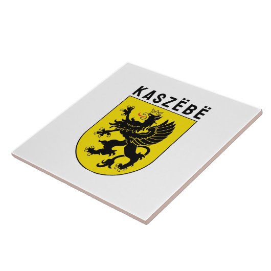 カシュビアの紋章 タイル (側面)